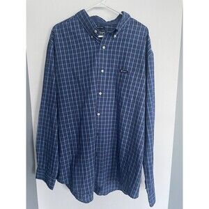Chaps Men's Long Sleeve Shirt Blue Size XXL